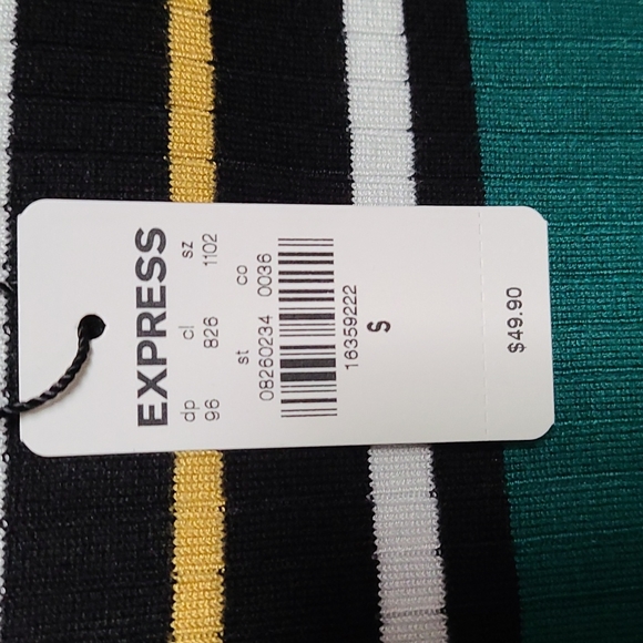 NWT - Express Ribbed Long Sleeve Top - Picture 5 of 5